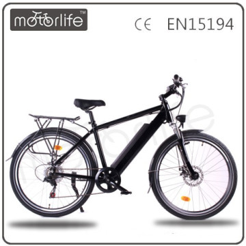 MOTORLIFE одобренный en15194 2015 горячие продажи съемный внутренний литиевая батарея 36v 26" электрический гибридный велосипед